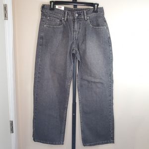 Levis 550 10 Husky 30x26 Relaxed Fit Grey Jeans Straight Leg